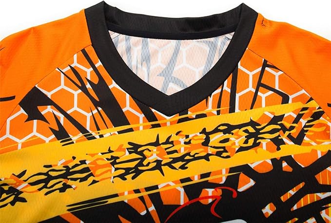 Men's Racing Shirts Summer Motocross Jersey Bicycle Sportswear MTB Jersey Long Sleeve Mountain Bike Clothes
