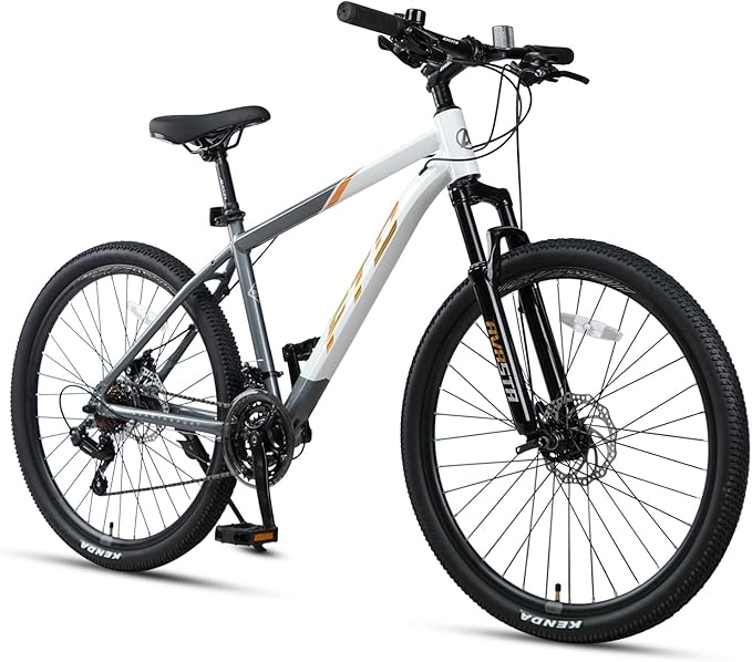 AVASTA Earth 26 27.5 inch Mountain Bike with 21-Speed, Aluminum Frame, Dual Disc Brake, Comfortable Saddle, Multiple Colors