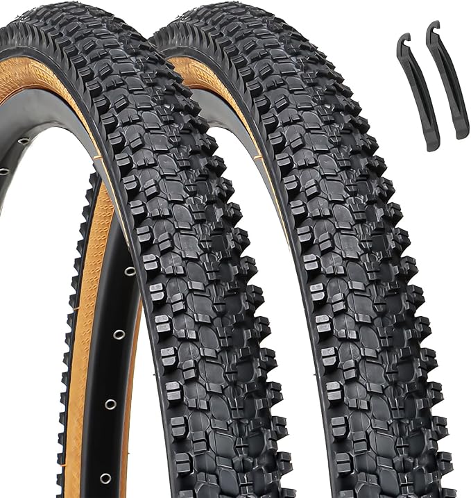 Hycline Mountain Bike Tire: 20/24/26/27.5-inch Folding Replacement High-Performance Wear-Resistant Bicycle Tires for MTB Off-Road Bike