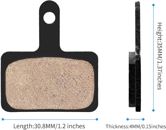 25 Pairs Bike Brake Pads, Compatible with Tektro Brake Pads for Shimano Brake Pads MT200 M355 M446 M447 M315 M365 MT500, MTB Bicycle Disc Ebike Brake Pads for Trp Brake Pads with Installation Tools