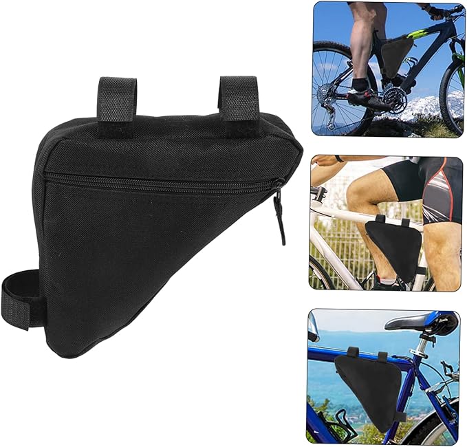 Bike Frame Bag for Bicycles Top Tube Storage Pouch Durable and Convenient Cycling Accessory for Mountain and Road Bikes for Essential Items The Go
