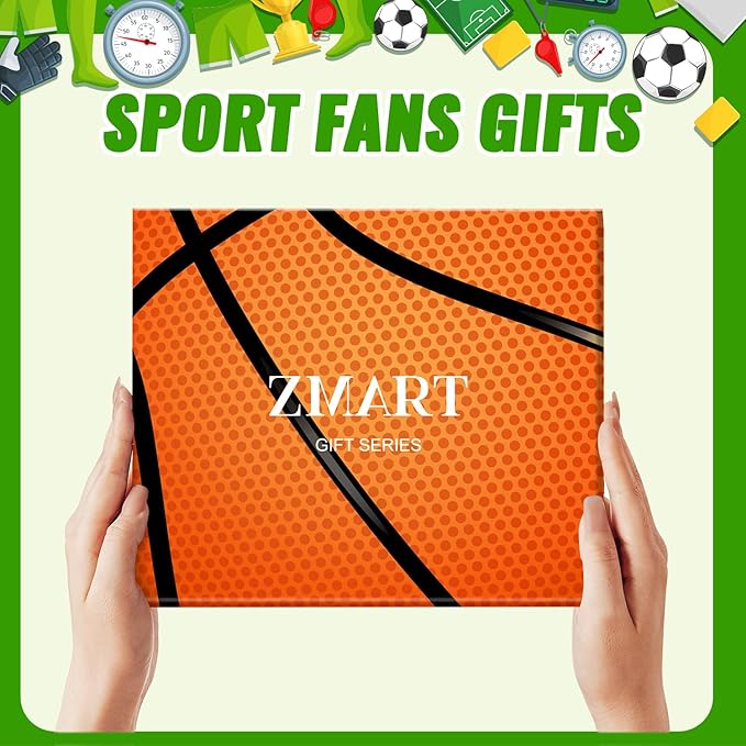 Zmart Sport Gifts for Men - Softball Basketball Volleyball Wrestling Plane Bike Socks