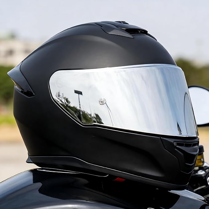 Helmet Visors Face Shield Replacement,For Assault/Rapid/Stream Helmet Visor Accessories (Chrome Silver)