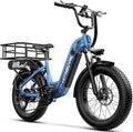1500W Motor Electric Bike for Adults 80 Miles 30MPH Ebike 20" x 4 Fat Tire 48V 20Ah Removable Battery Mountain E Bike Commuter Front Suspension Bicycles Men Women