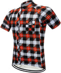 MOXILYN Men's Cycling Jersey Full Zip Riding Clothing Mountain Bike Tops Quick Dry - Bike Shirts
