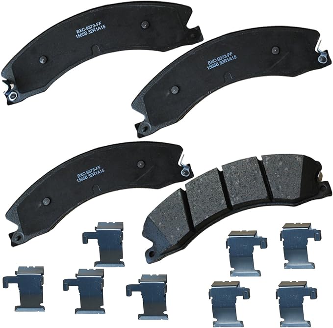 Bendix Premium SBC1565B Ceramic Brake Pads for Select Models Chevrolet Express, 3500 Savana 3500 4500 2500 HD