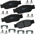 Bendix Premium SBC805 Ceramic Front Brake Pads for Ford Thunderbird 2005-2002, Jaguar S-Type 2002-1999, Lincoln LS 2006-2000