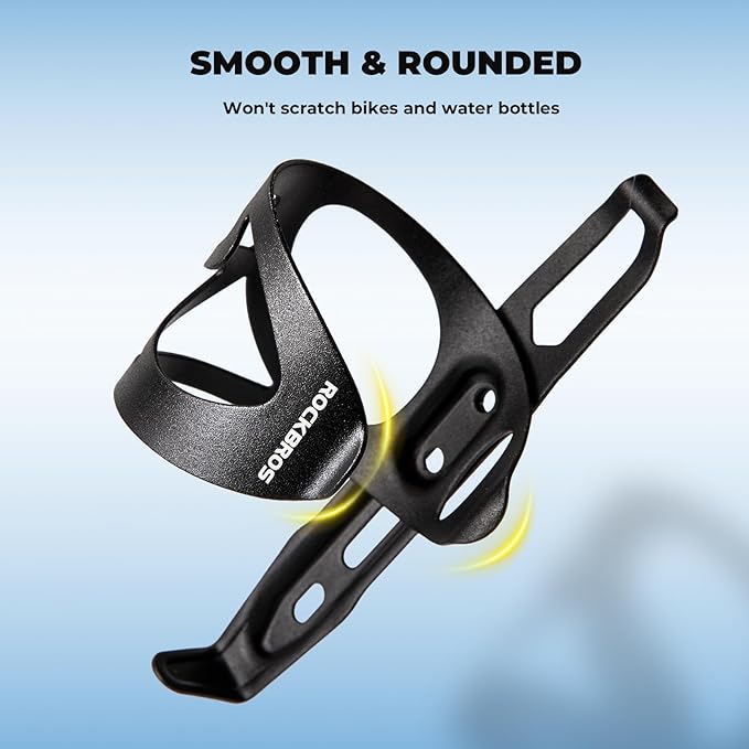 ROCKBROS Bike Water Bottle Holder - 1.16 Oz Ultra - Lightweight & Durable, Universal Water Bottle Cage for Road Bikes, Fits 2.83-2.91 Diameter Bottles
