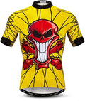 Men's Cycling Jerseys Tops Biking Shirts Short Sleeve Full Zipper Bike Clothing