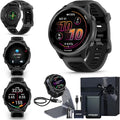 Garmin Forerunner 570 47mm GPS Running Smartwatch, Black | Advanced Training & Recovery, Sleep Coach, Heart Rate, Download Music, Up to 11 Day Battery | Signature Series Gift Bundle