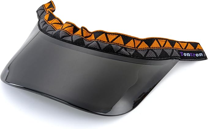Tontron Colourvisor Removable Helmet Visor | Helmet Brim (Black)