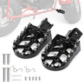 Dirt Bike Foot Pegs CNC Anti-Slip Wide Footpegs for CRF50 CRF70 Coleman CT100U CT200U BT200X CC100X CRF XR50 70 110 125 SSR Apollo TaoTao Mini Bike Motorcycle Dirt Pit Bike Pedals(Black)