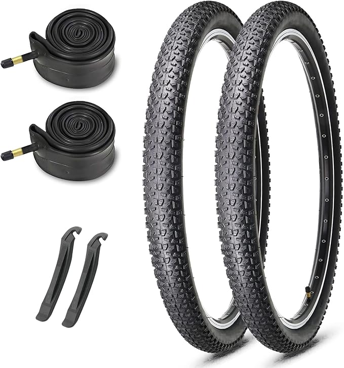MOHEGIA Mountain Bike Tires - 20/24/26/27.5 Inch Folding MTB Bicycle Tires Replacement,Steel Bead All-Terrain and High-Performance Durable for Off-Road,Street & Trail Adventures