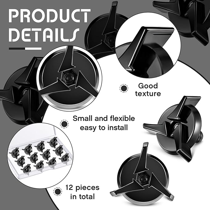 Tallew 12 Pieces Motorcycle Helmet Visor Screws Helmets Visor Clip Fixing Sun Screw Motorcycle Helmet Accessories for Motocross, Black