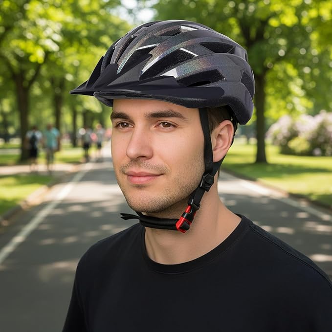 Bike Helmet for Adults Women Men Youth Kids, Lightweight Mountain Road Bicycle Cycling Helmets with Adjustable Dial & Removable Visor