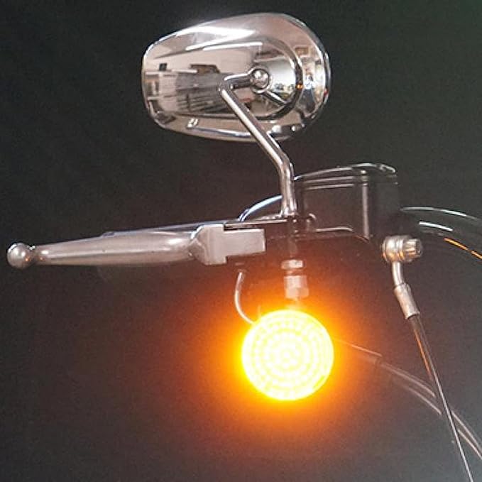 Rogue Rider Industries Sigz Black Label - Front & Rear LED Turn Signal Light Kit, White/Amber Turn Signals (1157) and Rear Red Turn Signals (1156) Compatible with Harley Davidson Motorcyles