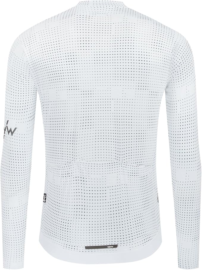 YKYWBIKE Cycling Jersey Men Long Sleeves Bike Jersey with Pockets Breathable MTB Biker Shirts Biking Shirts for Men Cycling