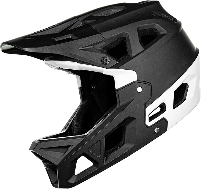 ILM Adult Mountain Bike Helmet Men & Women Full Face Lightweight BMX MTB Helmet ASTM CPSC CE Certified Cycling Helmet Model ZL-B068