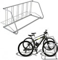 10 Bike Rack for Garage, Heavy Duty Steel Bicycle Rack Freestanding with Floor Mount Kit, Single-Sided Parking Stand for 10 Bicycles, Commercial Grade Bike Racks for Apartments & Schools, Black