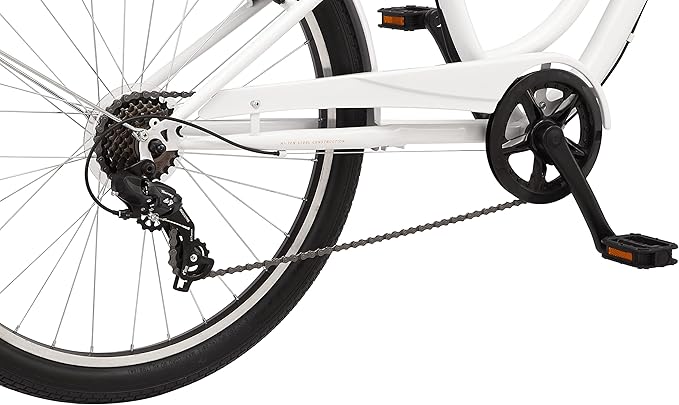 Schwinn Regioneer Adult Hybrid Comfort Bike, 26-Inch Wheels, 7-Speed, Steel Frame, Alloy Linear Brakes, Multiple Colors