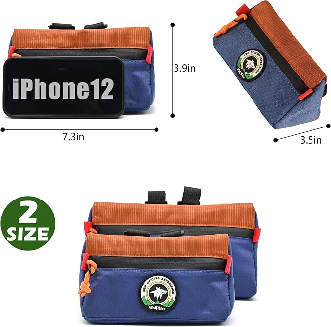 Bike Handlebar Bag,Kids Bicycle Front Basket Pack,Waterproof Bikes Bag,Small Bicycle Handle Bar Bag for Boys Girls Men Women