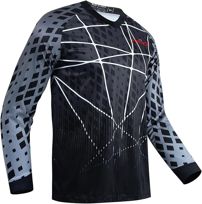 Cycling Jersey Long Sleeve Men's Mountain Bike Motocross Jersey Long Sleeve MTB T-Shirt