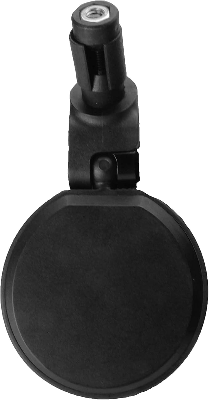 Hafny Bar End Bike Mirror, HD, Blast-Resistant, Glass Mirror, HF-MR090, HF-M951-FR03, HF-M952-FR03 (Silver Glass, 62mm)