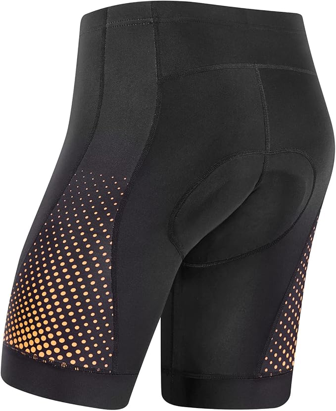 Qualidyne Men's Cycling Bike Shorts 3D Padded Biking Pants Cycle Shorts