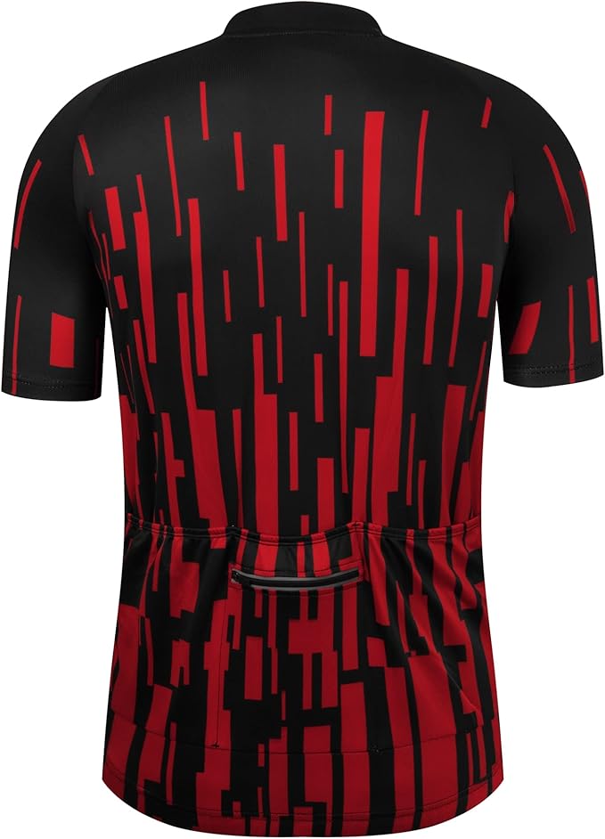 Coconut Ropamo CR Mens Cycling Jersey Short Sleeve Road Bike Shirt with 3+1 Zipper Pockets Breathable Quick Dry