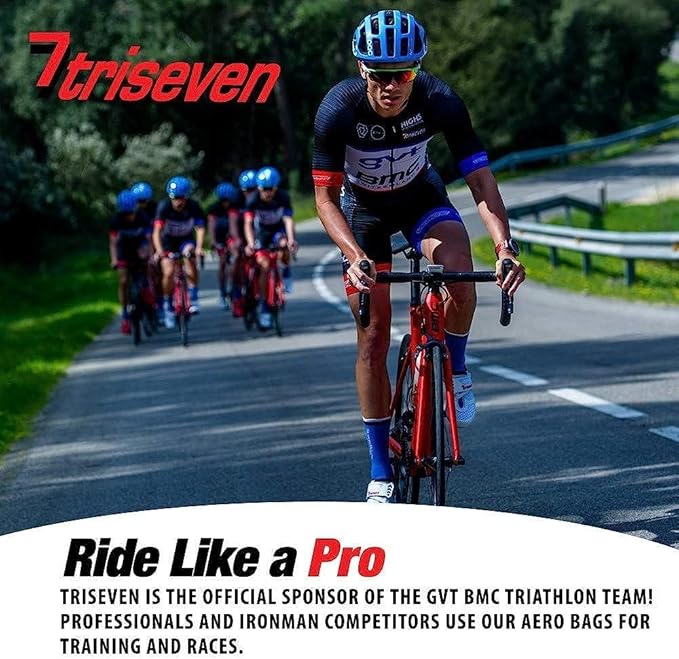 TriSeven Bicycle Bag Frame Bag - Bike Bicycle Triangle Bag - Bike Storage Bag - Bicycle Frame - Pouch Bag for MTB - Road Bike Cycling - Bike Accessories - Bikepacking, Touring