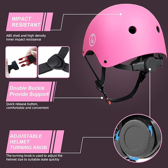 67i Bike Helmet Skateboard Helmet for Adult Cycling Bicycle Scooter Helmets for Men Women Adjustable for Multi-Sport Bicycle Scooter Inline Cycling Skateboarding