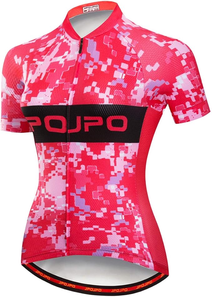 Cycling Jersey Women MTB Tops Mountain Bike Jersey Shirts Short Sleeve Summer