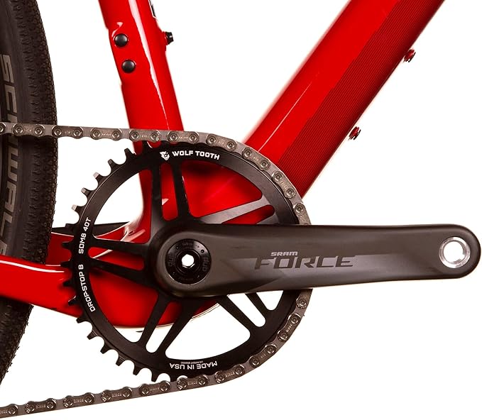 Wolf Tooth Direct Mount Chainring for SRAM 8-Bolt Raw Silver