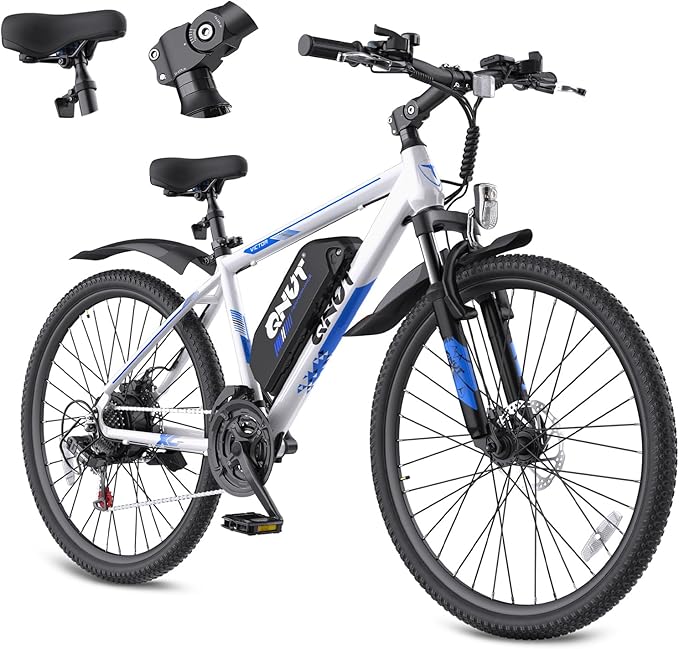 Electric Bike for Adults & Teens - 350W 26" Victor Ebike - 21-Speed, 20Mph Up to 40Miles with Dual Disc Brakes, Commuter E-MTB for Men Women | UL 2849 Certified
