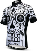 Men's Cycling Jerseys Tops Biking Shirts Short Sleeve Full Zipper Bike Clothing