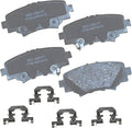 Bendix Premium SBC1729 Ceramic Rear Brake Pads for Mazda 3 2018-2014, 3 Sport 2016-2014