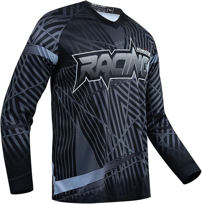 Cycling Jersey Long Sleeve Men's Mountain Bike Motocross Jersey Long Sleeve MTB T-Shirt