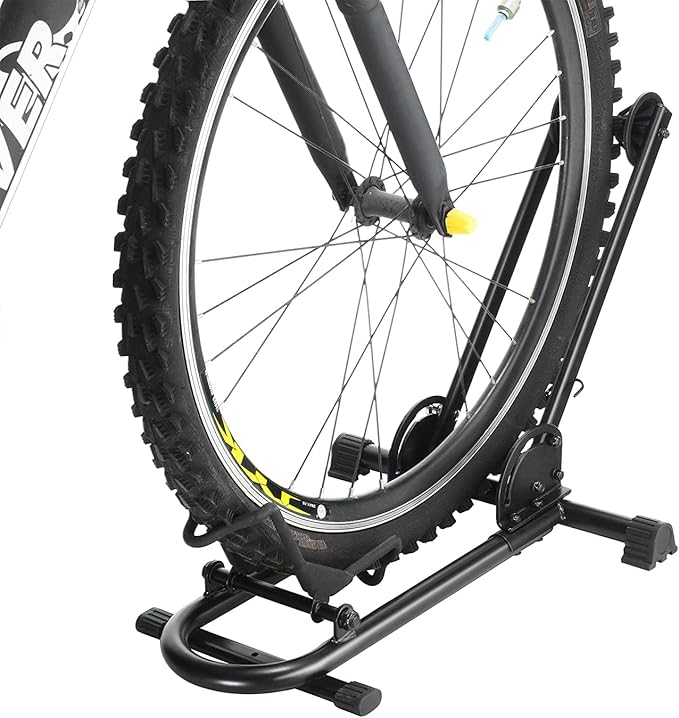 RAD Cycle Foldable Bike Rack Bicycle Storage Floor Stand Fold it Up and Take it with You. Compact Storage