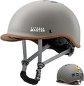 OutdoorMaster Bike Helmet for Adults,Adjustable Cycling Helmet with Light for Men & Women - Safety Certified for Bicycle Skateboard Road Bike Skating Roller Commuting Helmet