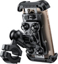 Lamicall Motorcycle Phone Mount Holder - [Metal Extension Arm] [Dual Vibration Dampener] Bike Cell Phone Mount, Bicycle Handlebar Phone Clamp, Gifts for iPhone 16 15 14 Pro Max, 4.7-6.7" Phones