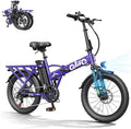 Qlife Hunter Foldable Electric Bike for Adults, Peak 1200W Ebike with 48V 13.5Ah Battery, 65-Mile Range, Heavy-Duty Rear Rack, 20-Inch Fat Tires, Folding E Bike for Commuting & Outdoor Use