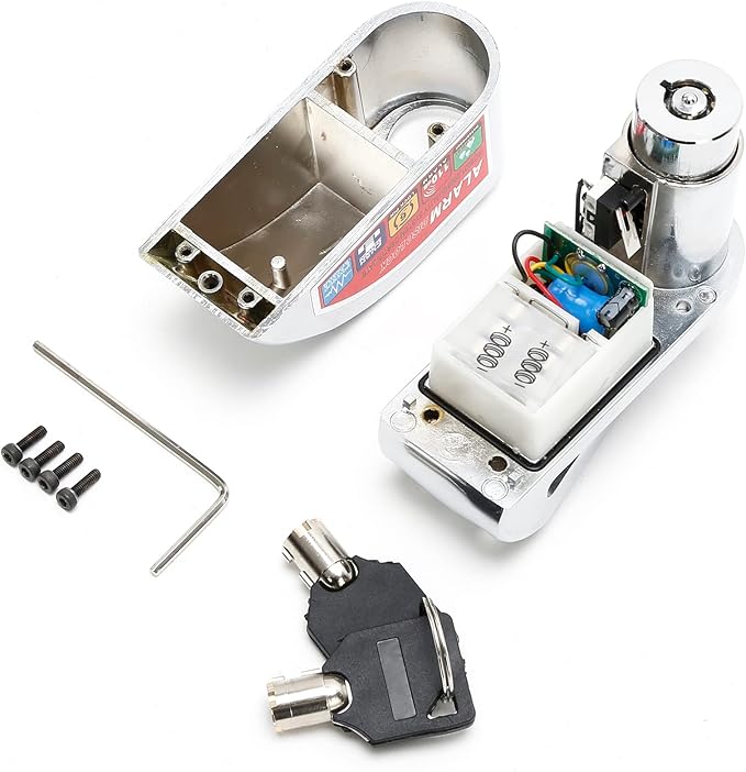 XMT-Moto Scooter Bike Bicycle Motorcycle Safety Disc Brake Rotor Lock Electronic Alarm