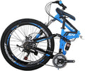 EUROBIKE Folding Bike, Folding Mountain Bike,Adult Bike,TSM G4/G7 Bicycle, 26/27.5Inch,Dual Disc Brake Bike | Bicycle, Dual Disc Brake Bike