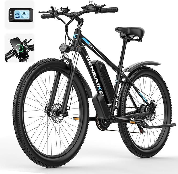 29" Electric Bike for Adults, Max 37MPH 2000W Peak 921.6WH Electric Mountain Bike, 80 Miles Ebike 21-Speed Gears, IP7 Waterproof E Bicycle E Bike for Commuter
