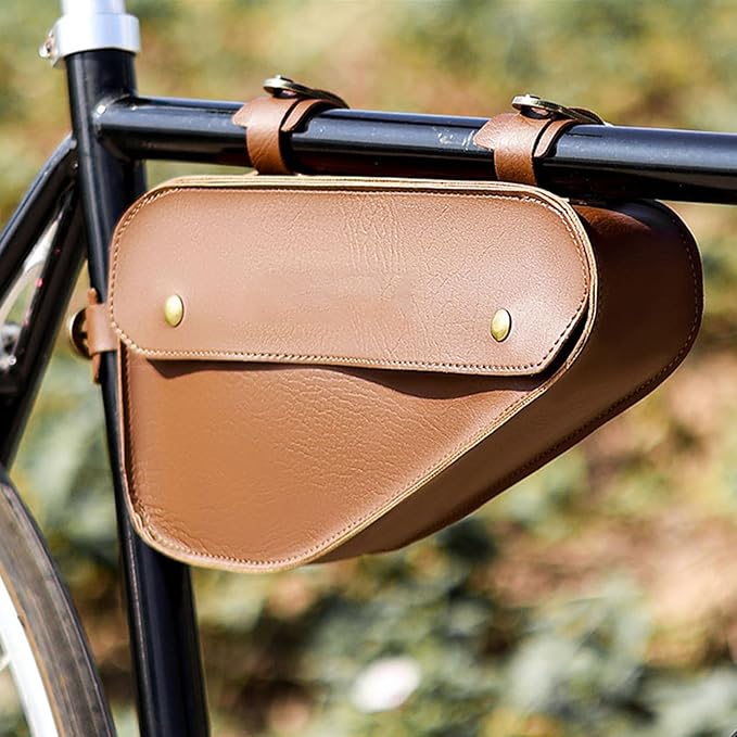 Bikes Triangular Pouches Mountain Bicycles Frame Front Top Tube Bag Pouches Practical Bikes Storage Cycling Part Triangular Pouch Saddles Cycling Storage Bike