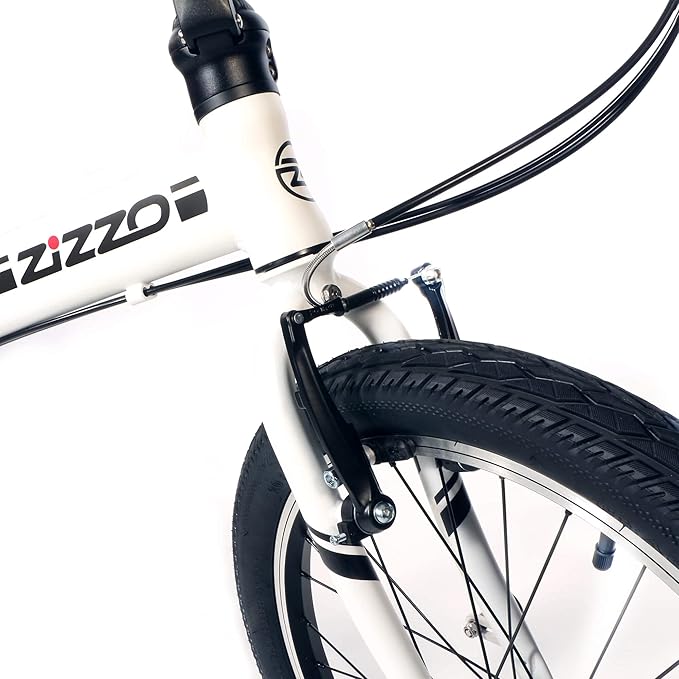 ZiZZO Campo 20 inch Folding Bike with 7-Speed, Adjustable Stem, Light Weight Frame