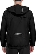 Little Donkey Andy Men's Waterproof Windbreaker Lightweight Packble Cycling Jacket for Biking, Running