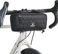 Bike Handlebar Bag 1.9L, Front Bicycle Storage Bag with Shoulder Strap, Quick Release Handlebar Pouch for Road Bike, MTB, Brompton Folding Bike, Commuting & Travel (Black)