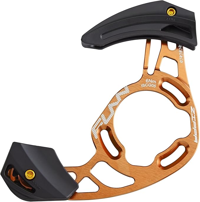 Funn Zippa AM Chain Guide, ISCG05 Interface, BSA Adapter Included, 32T-38T, Mountain Bike Chain Protector