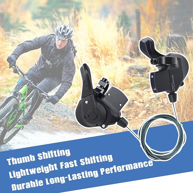 ZUKKA Bike Shifter Left SL-U6000-L 2 Speed Shifter Mountain Bicycle Folding Bike Commuter Bike